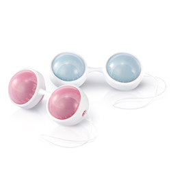 Lelo Luna Beads Mini rose et bleu