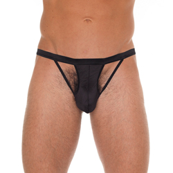 Hommes Cut Out G-String noir